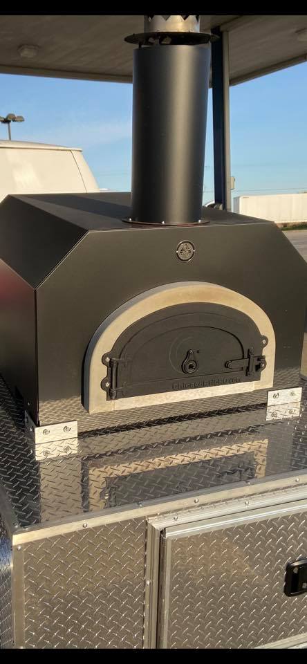 CBO-750 Tailgater Wood Fired Mobile Pizza Oven - Black - Lifestyle 3