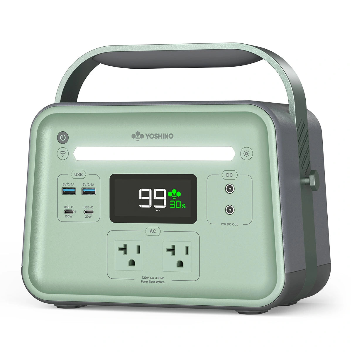 Yoshino B330 Solid-State Portable Power Station – 330W | 241Wh