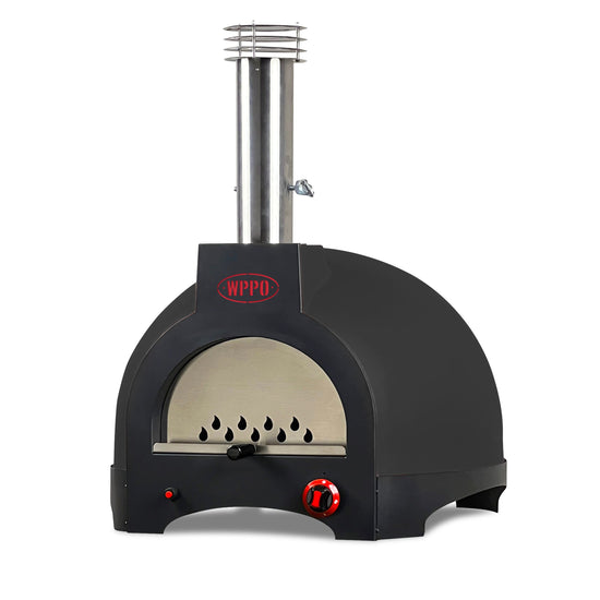 WPPO Infinity 50-Inch Hybrid Wood/Gas Pizza Oven - Dual Fuel - WKI50-MNB