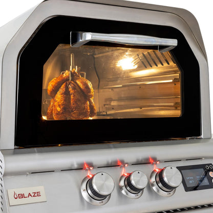 Blaze 26-Inch Gas Outdoor Pizza Oven w/Rotisserie BLZ-26-PZOVN-NG + BLZ-26-PZOVN-CART