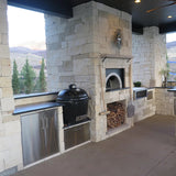 Chicago Brick Oven CBO-1000 Built-In Wood Fired Commercial Outdoor Pizza Oven DIY Kit CBO-O-KIT-1000