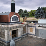 Chicago Brick Oven CBO-750 Countertop Wood Fired Pizza Oven CBO-0-CT-750-CV