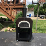 Chicago Brick Oven CBO-750 Mobile Stand Wood Fired Pizza Oven CBO-O-MBL-750-CV