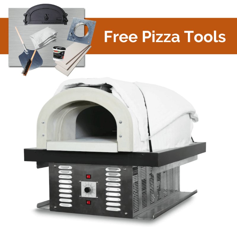 Chicago Brick Oven CBO-750 Pre-Assembled Hybrid Gas & Wood Pizza Oven CBO-O-KIT-750-HYB-NG