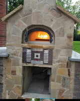 Chicago Brick Oven CBO-750 Pre-Assembled Hybrid Gas & Wood Pizza Oven CBO-O-KIT-750-HYB-NG