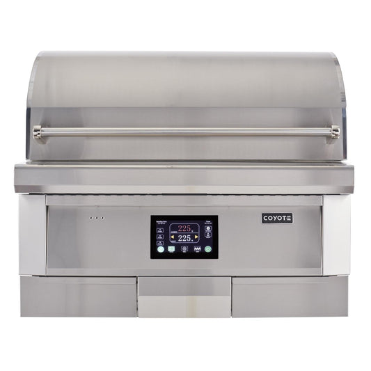 Coyote 36-Inch Pellet Grill - C1P36, Stainless Steel, Digital Touch Control