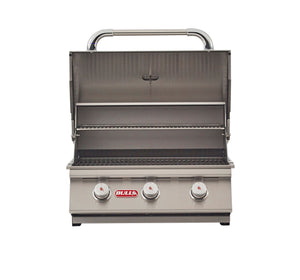 Steer 3 Burner Grill, Bull Grills - Stainless Steel, 60,000 BTU, 900 Sq. In. Cooking Area - 69009