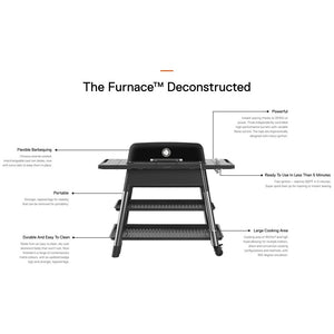 Everdure by Heston Blumenthal FURNACE 3-Burner Propane Portable Grill E3G3B