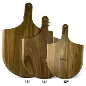 Fire One Up Acacia Wooden Pizza Peel - PPO-6-10