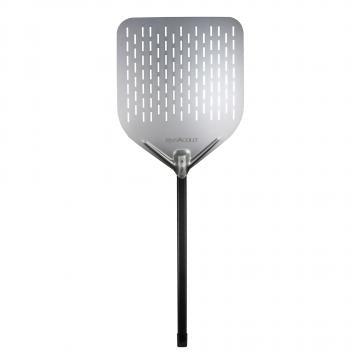 Fire One Up Perforated Aluminum Pizza Peel With Handle - PPO-6-16