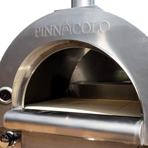 Pinnacolo Ibrido 32" Hybrid Gas/Wood Outdoor Pizza Oven - PPO-1-03