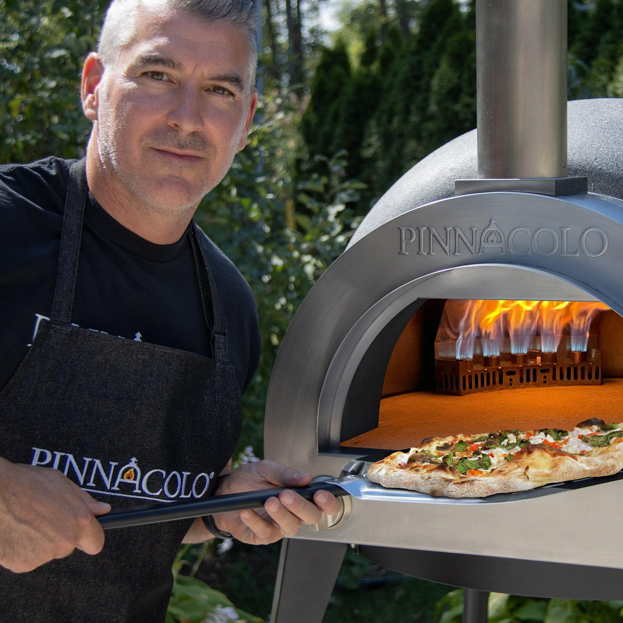 Pinnacolo L'Argilla Gas-Powered Thermal Clay Pizza Oven - PPO-8-08