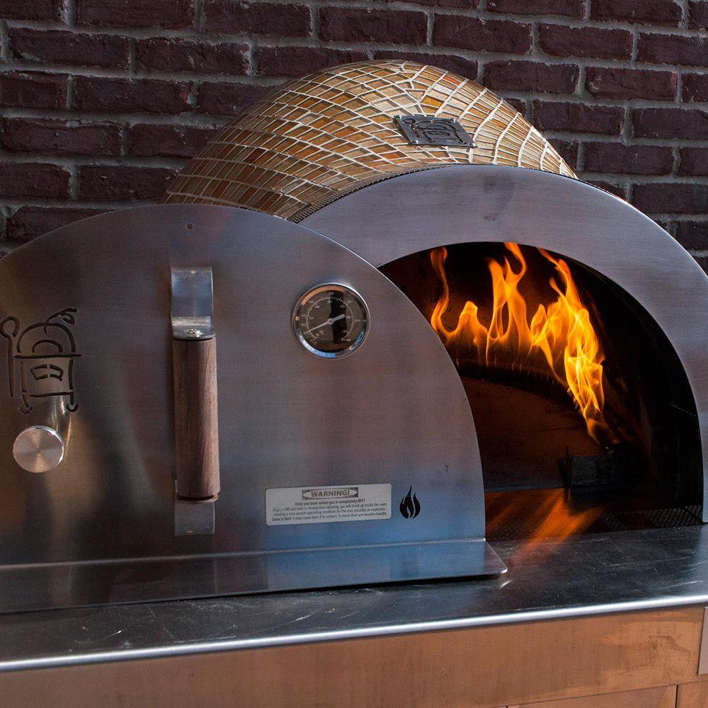 Forno de Pizza Door w/ Thermometer for HPC wood and gas ovens - FDP-DOOR