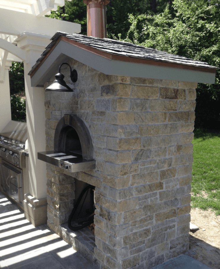 HPC Fire Inspired Di Napoli 40-Inch Gas/Wood Fired Pizza Oven DIY Kit - FDP-DiNapoli/RTF-EI-LP