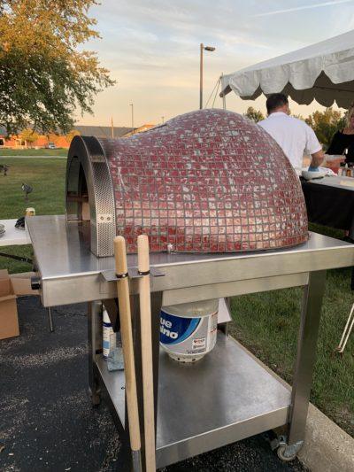 HPC Forno Series Hybrid Gas/Wood Pizza Oven w/ Cart - FDP-FORNO/BLX-EI-LP