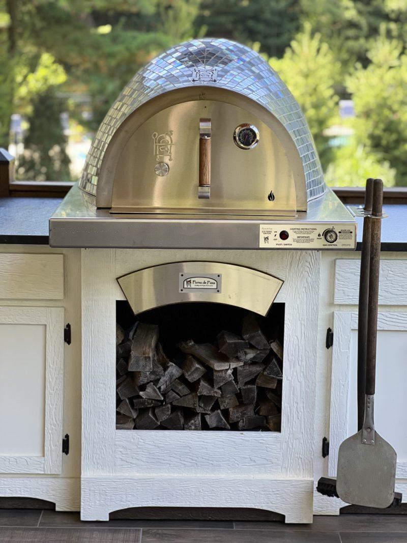 HPC Villa Series Hybrid Pizza Oven - Gas/Wood Fueled, Built-In - FDP-VILLA/BLX-EI-LP