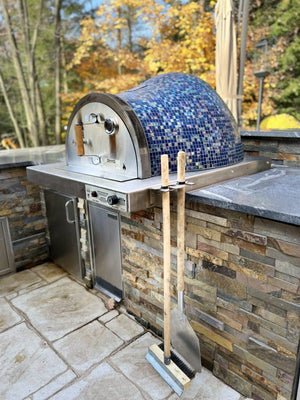 HPC Villa Series Hybrid Pizza Oven - Gas/Wood Fueled, Built-In - FDP-VILLA/BLX-EI-LP