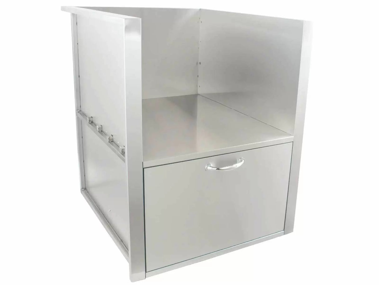 Blaze Built-In 34-Inch Kamado Sleeve With Drawer - BLZ-KMDO-SLV-LT BLZ-KMDO-SLV-LT