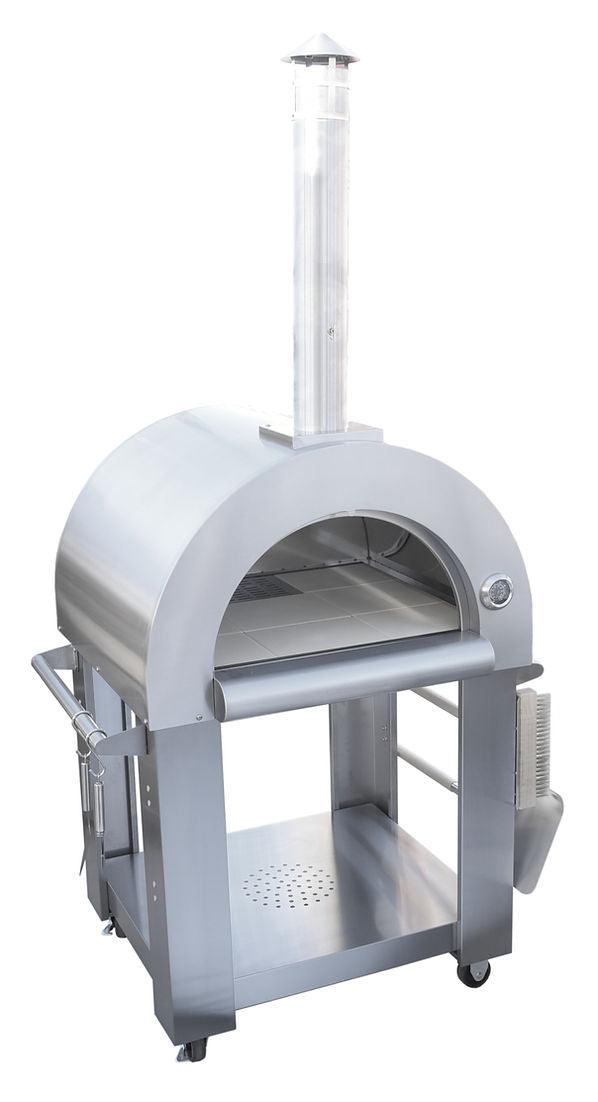 Kokomo 32” Pizza Oven - Wood Fired Stainless Steel - KO-PIZZAOVEN