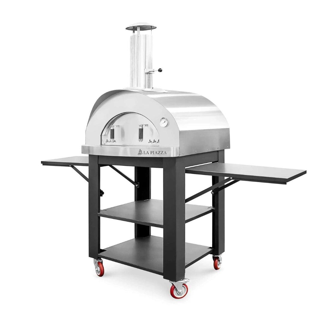 LA PIAZZA Toscana 40" Pizza Oven WOP-1103NB-SS - With Premium Cart 