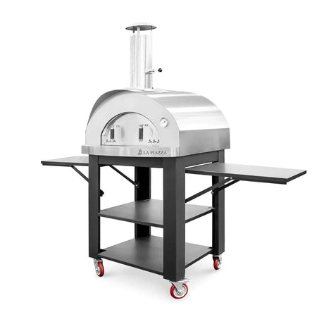 LA PIAZZA Toscana 40" Pizza Oven WOP-1103NB-SS - With Premium Cart 