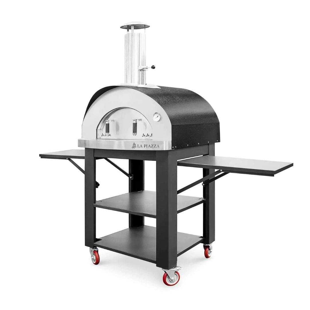 LA PIAZZA Toscana 40" Pizza Oven WOP-1103NB-BLACK - with Premium Cart 