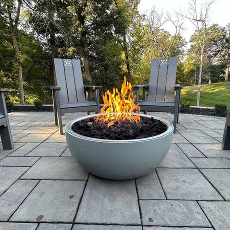 HPC Fire Inspired Fire Bowl TOR-WALNUT30EI-HI/LO-NG/24VAC