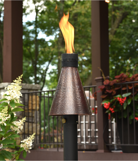 HPC Fire Match Lit TK Torch - Copper Lifestyle Flames