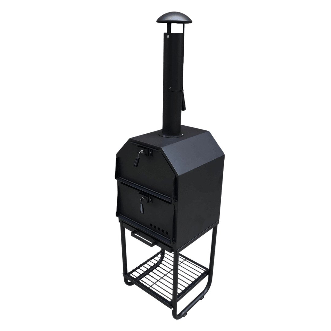 WPPO Standalone 24-Inch Wood-Fired Garden Pizza Oven w/Pizza Stone - WKU-2B