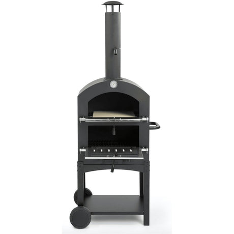 WPPO Standalone 24-Inch Wood-Fired Garden Pizza Oven w/Pizza Stone - WKU-2B