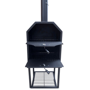 WPPO Standalone 24-Inch Wood-Fired Garden Pizza Oven w/Pizza Stone - WKU-2B