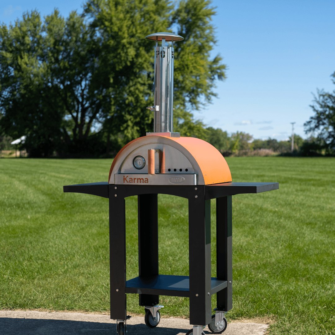 WPPO Karma 25-Inch Colored Wood-Fired Oven w/Cart - WKK-01S-WS-RED