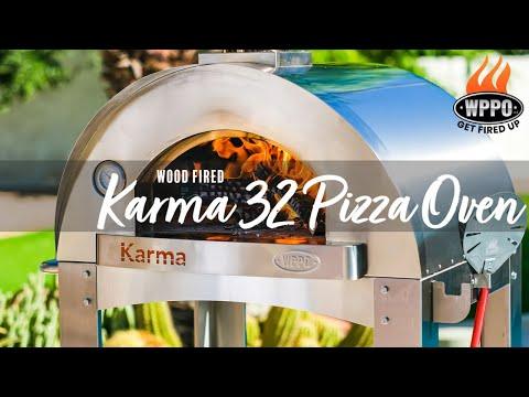 WPPO Karma 32-Inch Professional Wood-Fired Pizza Oven - WKK-02S-304SS